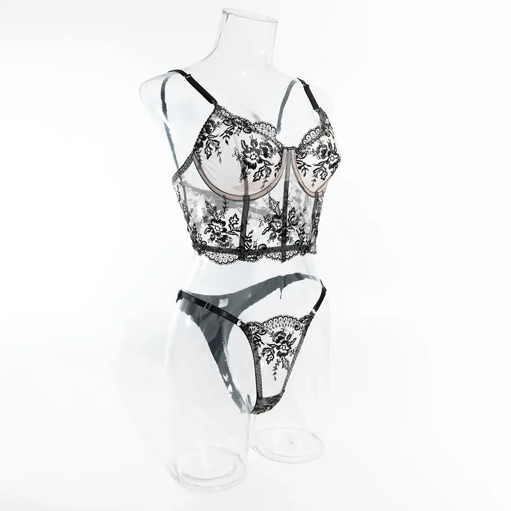 Babydoll lenceria sexy Sexy Ladies Bra Set Black Lace Embroidered Underwear Set sexy costume women
Babydoll lenceria sexy Sexy Ladies Bra Set Black Lace Embroidered Underwear Set sexy costume women
