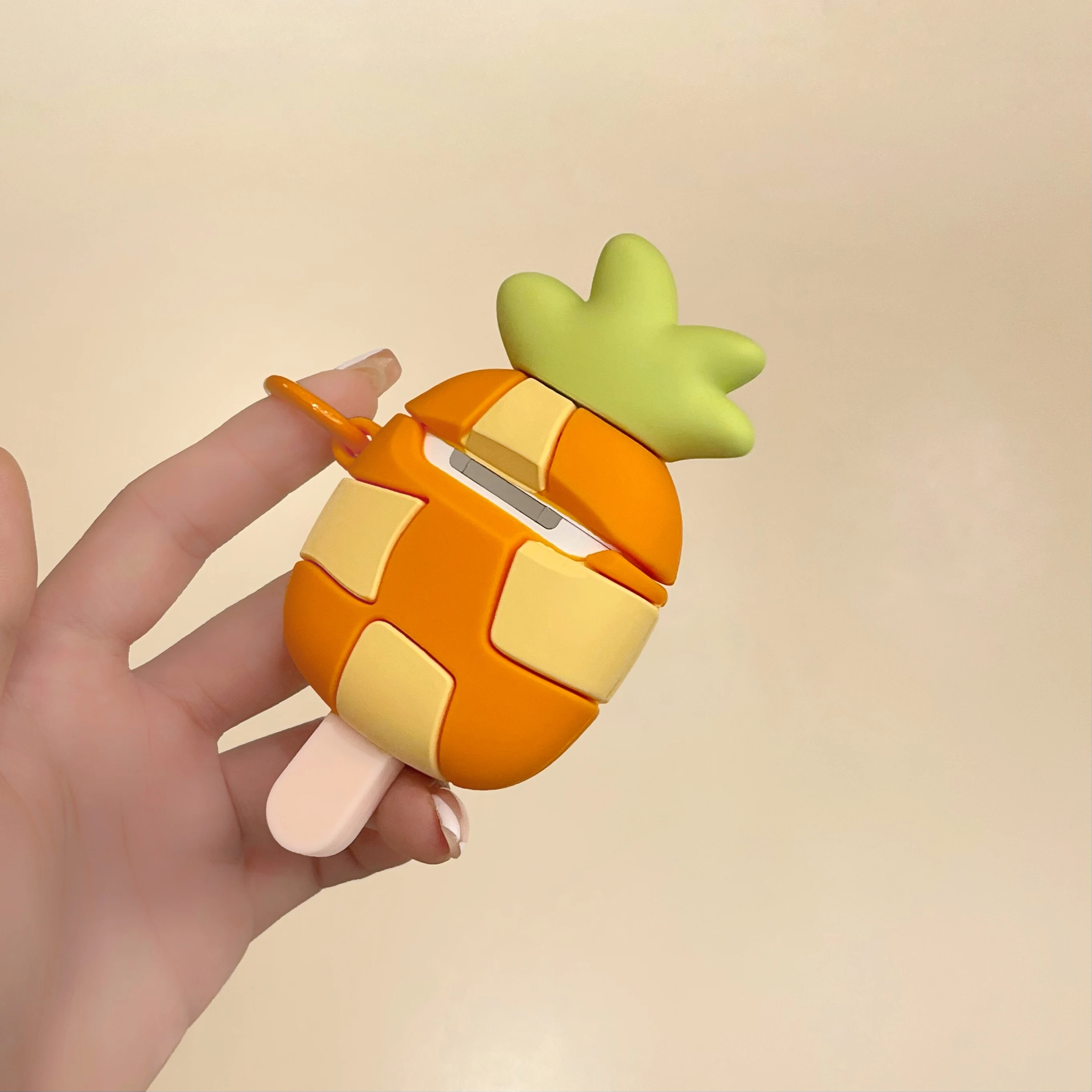 Cover for Apple AirPods 1 2 3 3rd Case for AirPods Pro 2 Case 3D Silicone Simulation Pineapple Popsicle Waterproof Earphone Case
Cover for Apple AirPods 1 2 3 3rd Case for AirPods Pro 2 Case 3D Silicone Simulation Pineapple Popsicle Waterproof Earphone Case