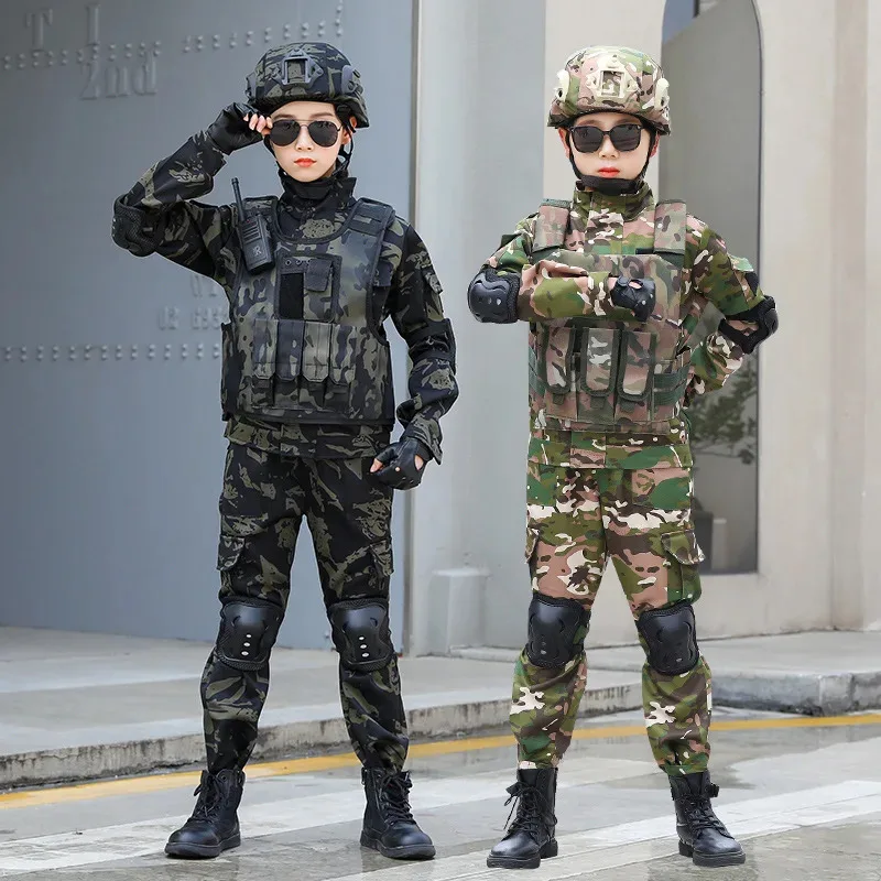 A Litter Of Bears Cosplay Children's Outdoor Camouflage Clothing Sportswear Men's and Women's Military Training Clothe 2025 New
A Litter Of Bears Cosplay Children's Outdoor Camouflage Clothing Sportswear Men's and Women's Military Training Clothe 2025 New