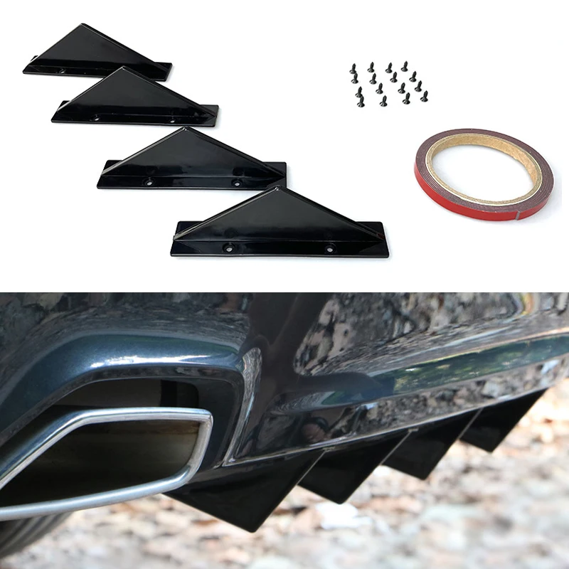 Carbon Universal Spoilers Car Rear Bumper Flat Curved Splitter Decorative Chassis Kit Triangle Spoiler Accessories Gloss Black
Carbon Universal Spoilers Car Rear Bumper Flat Curved Splitter Decorative Chassis Kit Triangle Spoiler Accessories Gloss Black