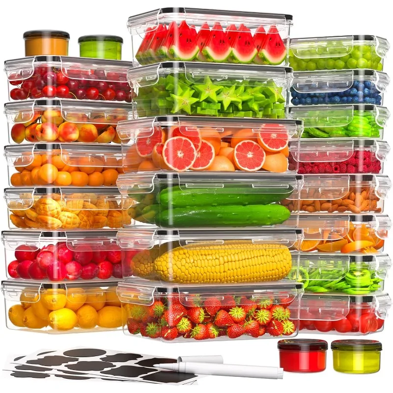 48 Pcs Larger Food Storage Containers with Lids Airtight (24 Containers & 24 Lids), Meal Prep Container for Pantry & Kitchen
48 Pcs Larger Food Storage Containers with Lids Airtight (24 Containers & 24 Lids), Meal Prep Container for Pantry & Kitchen