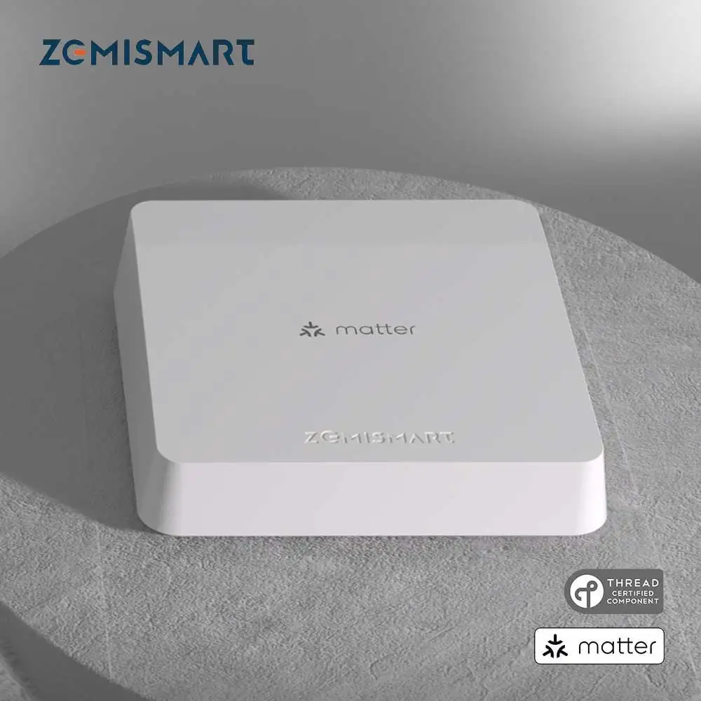 Zemismart Matter Thread Hub Zigbee Smart Home Bridge Matter Gateway работает с приложением Tuya Smart Life Приложение Google Home Smartthings
Zemismart Matter Thread Hub Zigbee Smart Home Bridge Matter Gateway работает с приложением Tuya Smart Life Приложение Google Home Smartthings