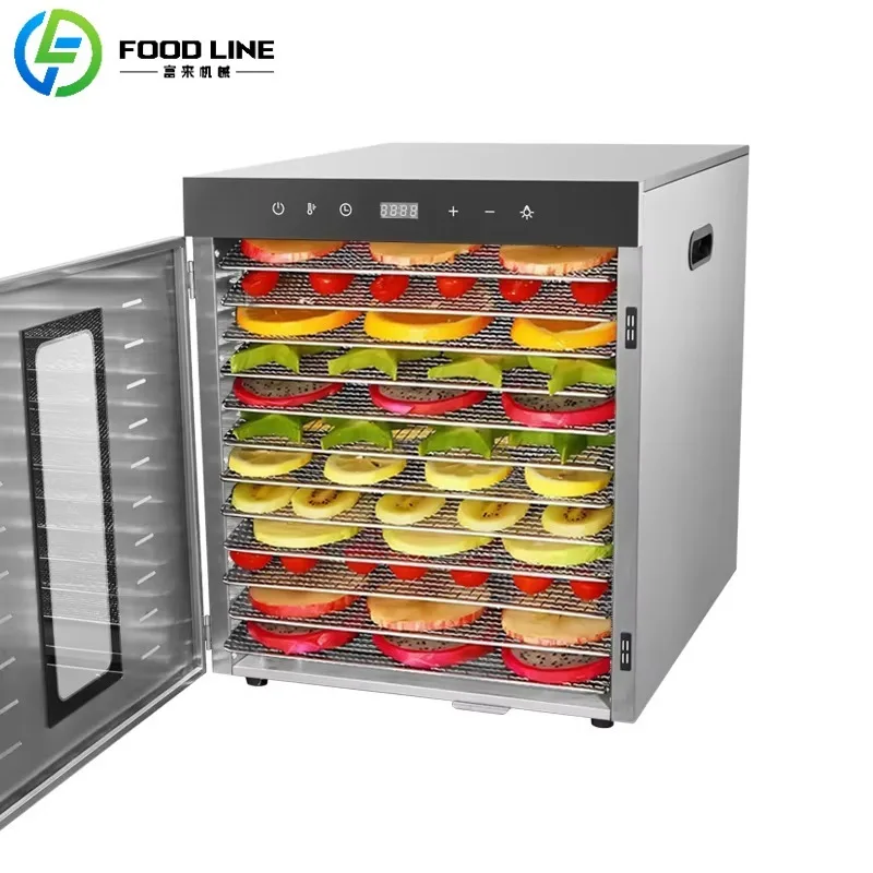 Big Capacity 12 Layers Electric Stainless Steel Vegetable Dehydrator Dryer Fruit Machine
Big Capacity 12 Layers Electric Stainless Steel Vegetable Dehydrator Dryer Fruit Machine