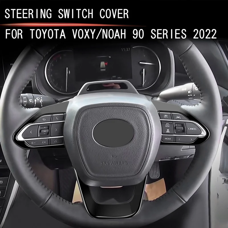 FOR 2022 Toyota Voxy Noah 90 Series Steering Wheel Glitter Modification Decorative Buttons on Both Dides of The Dteering Wheel
FOR 2022 Toyota Voxy Noah 90 Series Steering Wheel Glitter Modification Decorative Buttons on Both Dides of The Dteering Wheel