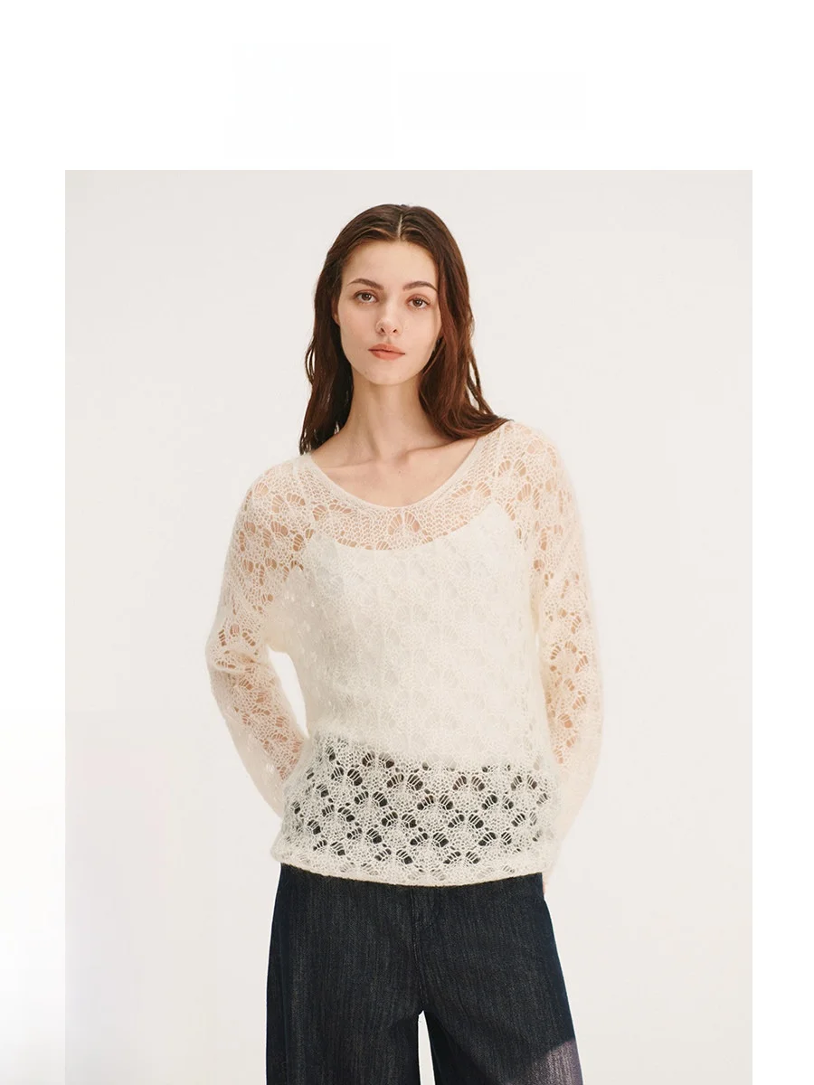 Original Design Slimming V-Ne Hollow out Camere Knitted Top Loose Overhead Sweater Soft Woolen Long Sve Commute Sle
Original Design Slimming V-Ne Hollow out Camere Knitted Top Loose Overhead Sweater Soft Woolen Long Sve Commute Sle