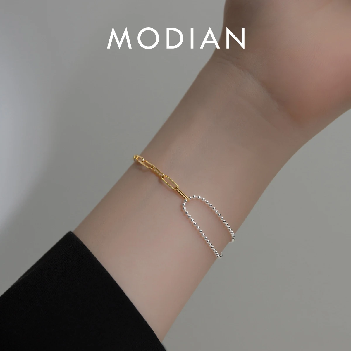 Modian 2021 New Mix Color Fashion Pure 925 Sterling Silver Asymmetry Charm Female Chain Bracelet For Women Fine Jewelry Pulseira
Modian 2021 New Mix Color Fashion Pure 925 Sterling Silver Asymmetry Charm Female Chain Bracelet For Women Fine Jewelry Pulseira