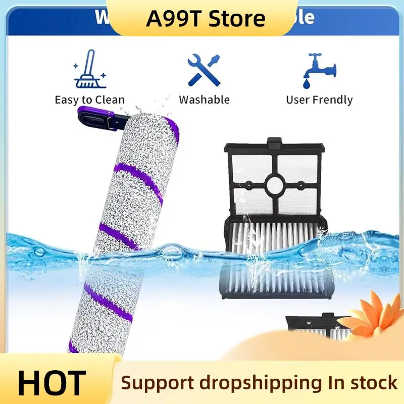 A99T Accessories Kit Fornarwal S20 Pro Wet Dry Vacuum Cleaner Accessories Inclue HEPA Filters & Brush Rollers
A99T Accessories Kit Fornarwal S20 Pro Wet Dry Vacuum Cleaner Accessories Inclue HEPA Filters & Brush Rollers