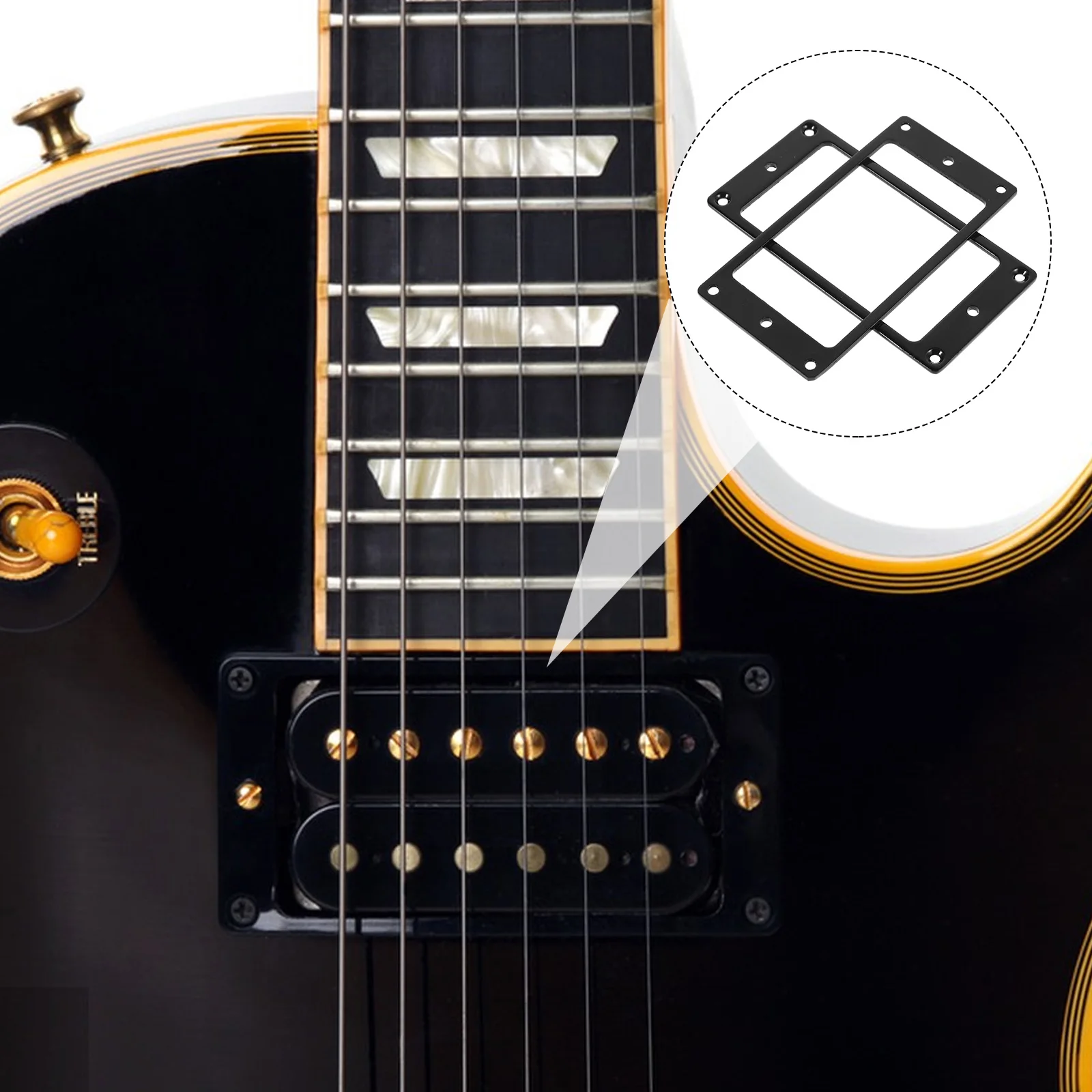2pcs Guitar Pickup Border Metal Double Coil Covers Flat Humbucker Plate Electric Guitar Parts Replacement Frames
2pcs Guitar Pickup Border Metal Double Coil Covers Flat Humbucker Plate Electric Guitar Parts Replacement Frames