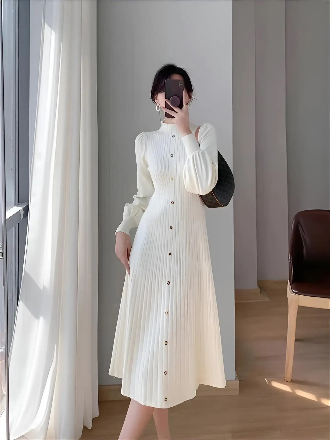 Knee Length Pullover Japanese Sweaters Jumpers Women Solid-Coloured Round-Neck Loose-Fit Office Teengirl Chinese Style Diagonal
Knee Length Pullover Japanese Sweaters Jumpers Women Solid-Coloured Round-Neck Loose-Fit Office Teengirl Chinese Style Diagonal