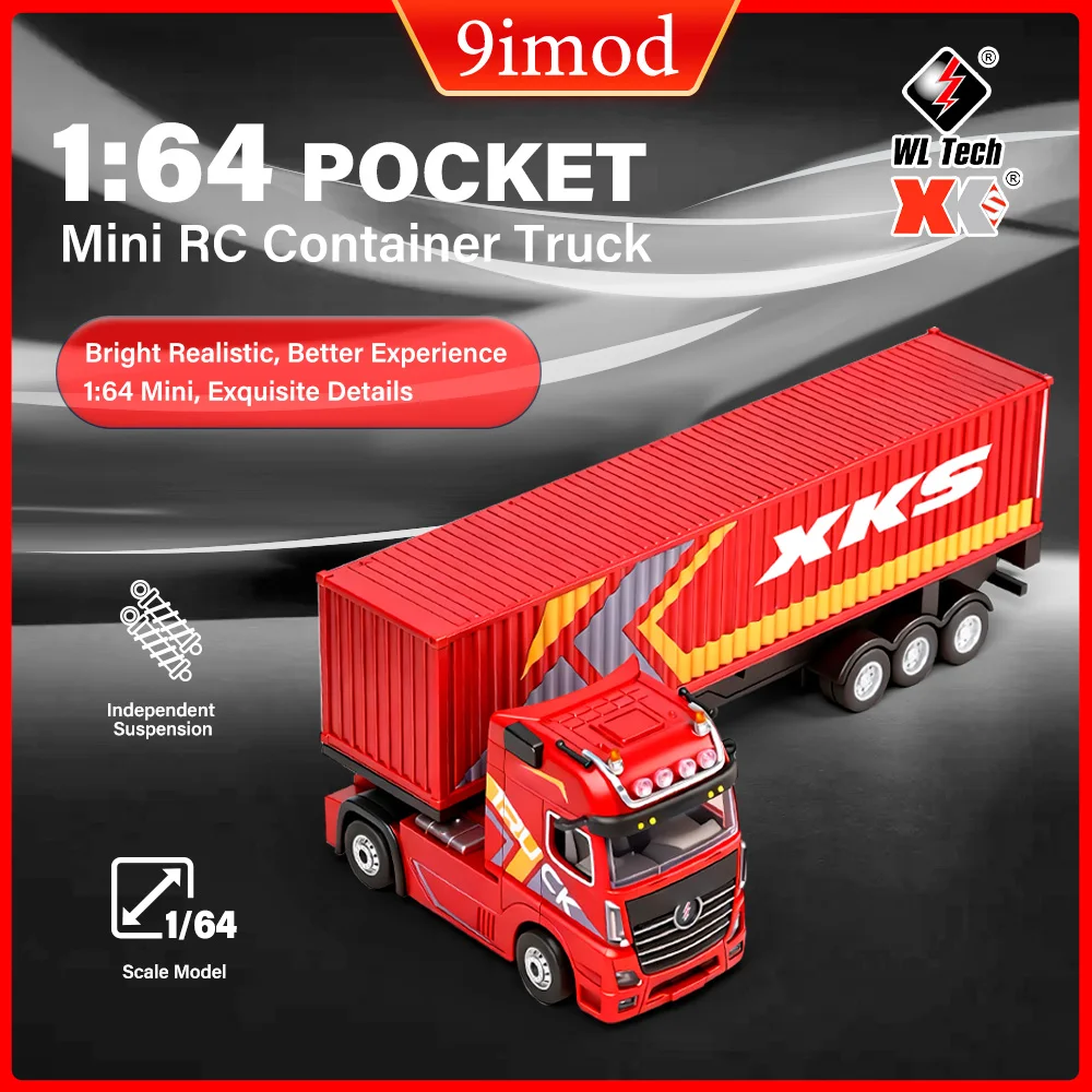Радиоуправляемый мини-грузовик Wltoys 6408 1/64, полноприводный, с регулируемой скоростью, контейнерный, с прицепом, для мальчиков и взрослых
Радиоуправляемый мини-грузовик Wltoys 6408 1/64, полноприводный, с регулируемой скоростью, контейнерный, с прицепом, для мальчиков и взрослых