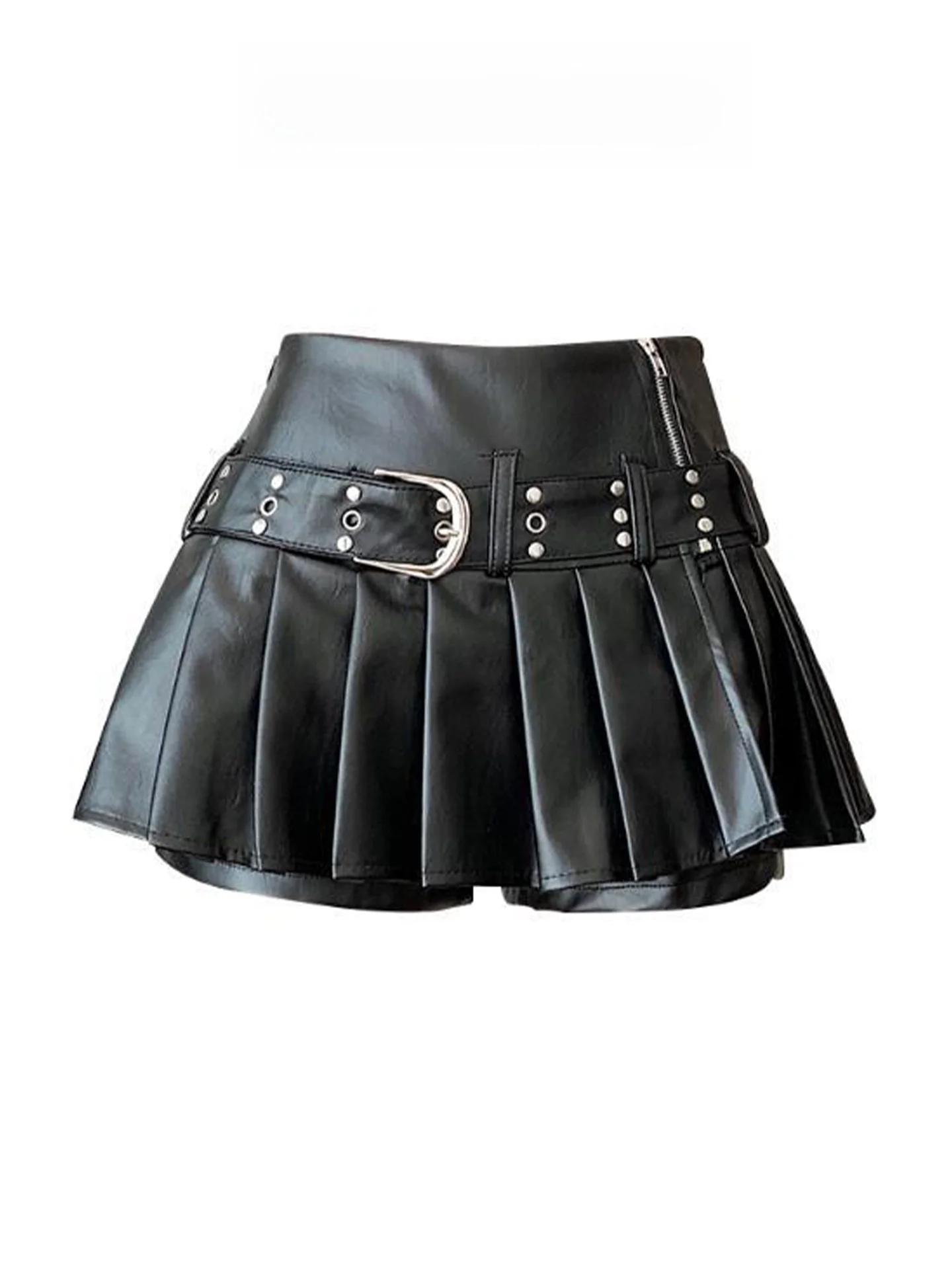 High Waist PU Leather Skirt for Short Women Spring Autumn New Style Anti Exposure A-Line Pleated Skirt Commute Vintage
High Waist PU Leather Skirt for Short Women Spring Autumn New Style Anti Exposure A-Line Pleated Skirt Commute Vintage