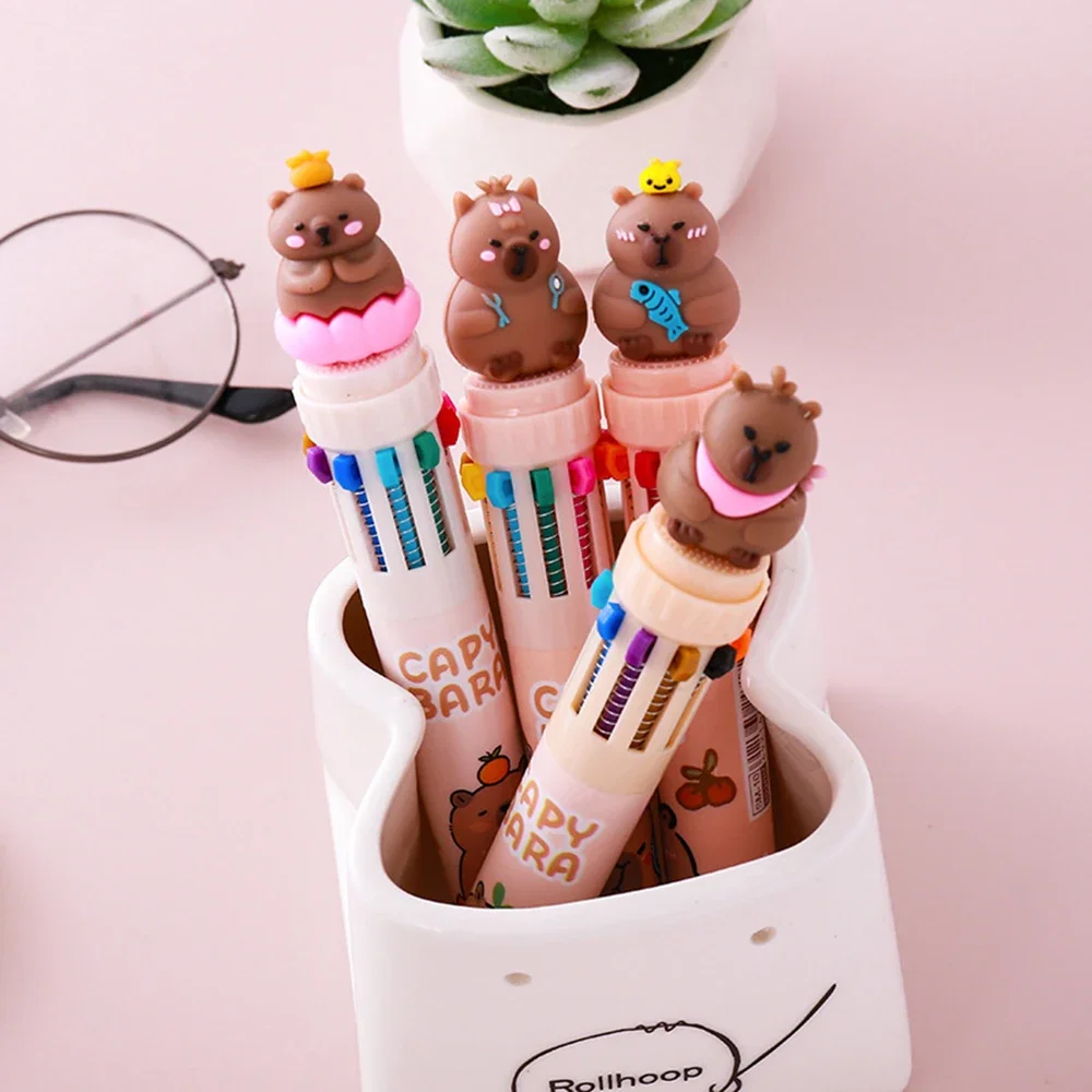 10 Colors Cute Cartoon Capybara Ballpoint Pen Student Writing Pens School Office Supply Stationery 28060411237
10 Colors Cute Cartoon Capybara Ballpoint Pen Student Writing Pens School Office Supply Stationery 28060411237