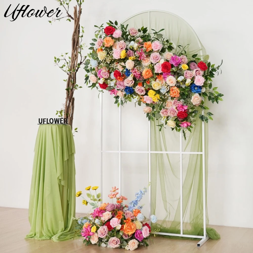 Uflower Colorful Rose Greenery Flower Row Flower Ball Wedding Backdrop Decor Flower Arrangement Arch Flower Event Party Props
Uflower Colorful Rose Greenery Flower Row Flower Ball Wedding Backdrop Decor Flower Arrangement Arch Flower Event Party Props