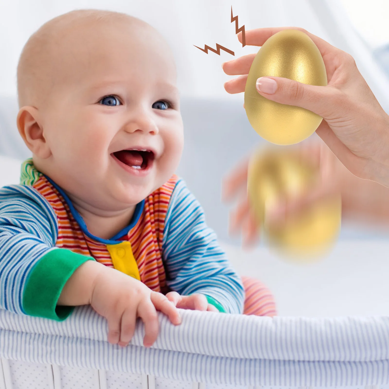 2Pcs Baby Sand Balls Musical Egg Shakers Early Educational Kids Sand Bells Children Toddler Music Instruments Baby Egg Shakers
2Pcs Baby Sand Balls Musical Egg Shakers Early Educational Kids Sand Bells Children Toddler Music Instruments Baby Egg Shakers