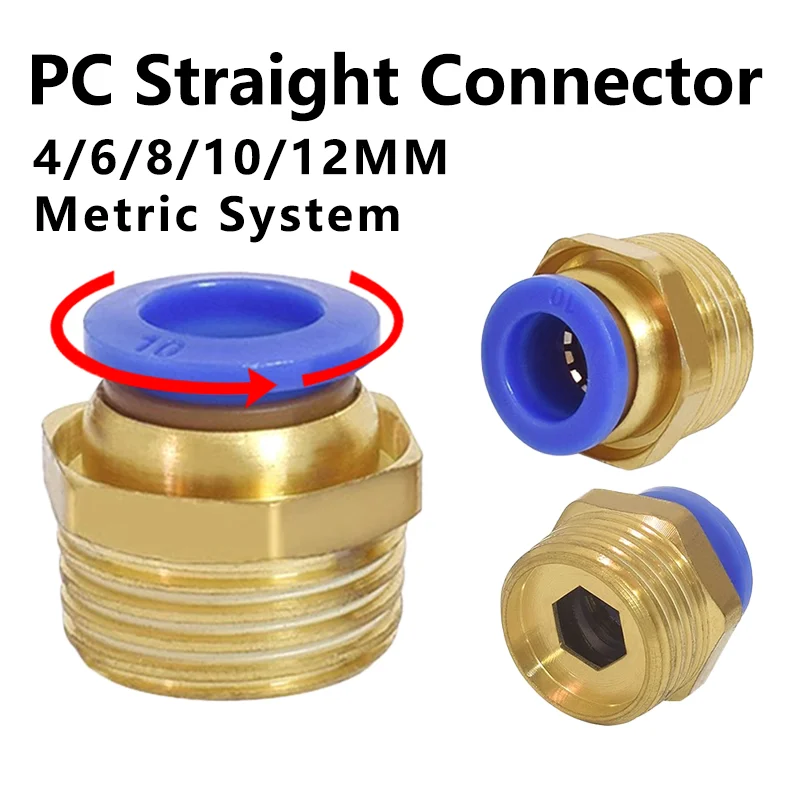 PC4-m5 4-M6 4mm 6mm 8mm 10mm 12mm PC Air Pneumatic Fitting Quick Connector Compressed Hose Tube Pipe Male Thread 1/4 1/2 1/8 3/8
PC4-m5 4-M6 4mm 6mm 8mm 10mm 12mm PC Air Pneumatic Fitting Quick Connector Compressed Hose Tube Pipe Male Thread 1/4 1/2 1/8 3/8