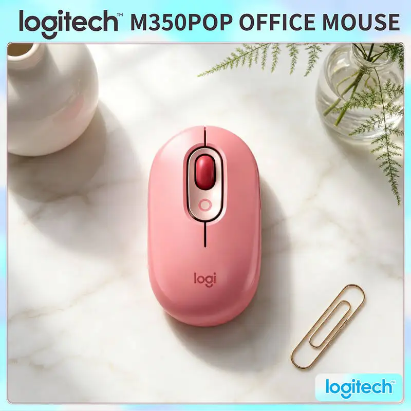 Logitech M350 POP Pebble Mouse Optical Trace 1000 DPI USB Nano Receiver for Home Study Room and Private Work Corner
Logitech M350 POP Pebble Mouse Optical Trace 1000 DPI USB Nano Receiver for Home Study Room and Private Work Corner