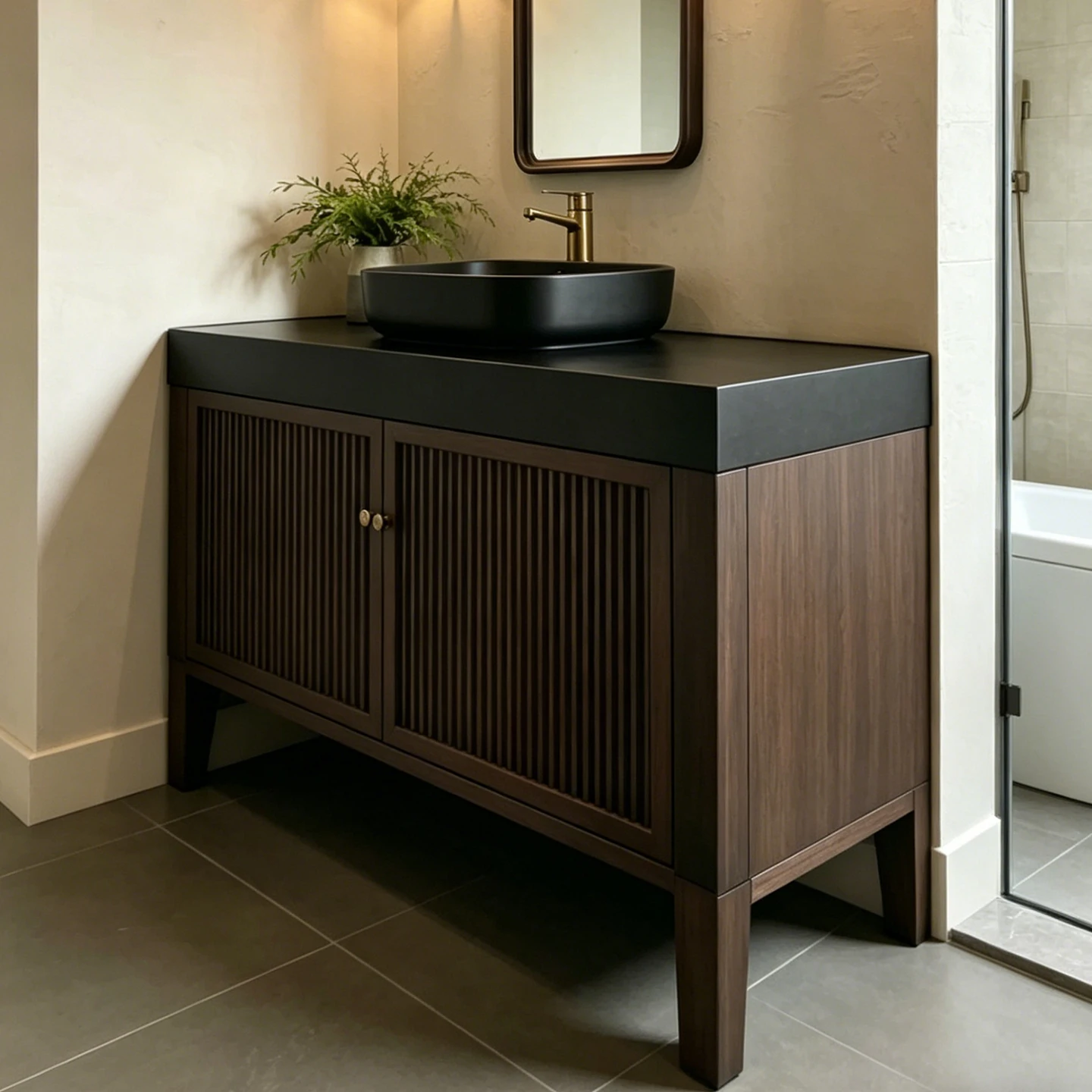 HYS new Chinese-style resort hotel bathroom cabinet combination floor-to-ceiling sink basin rock slab ceramic medium-ancient
HYS new Chinese-style resort hotel bathroom cabinet combination floor-to-ceiling sink basin rock slab ceramic medium-ancient