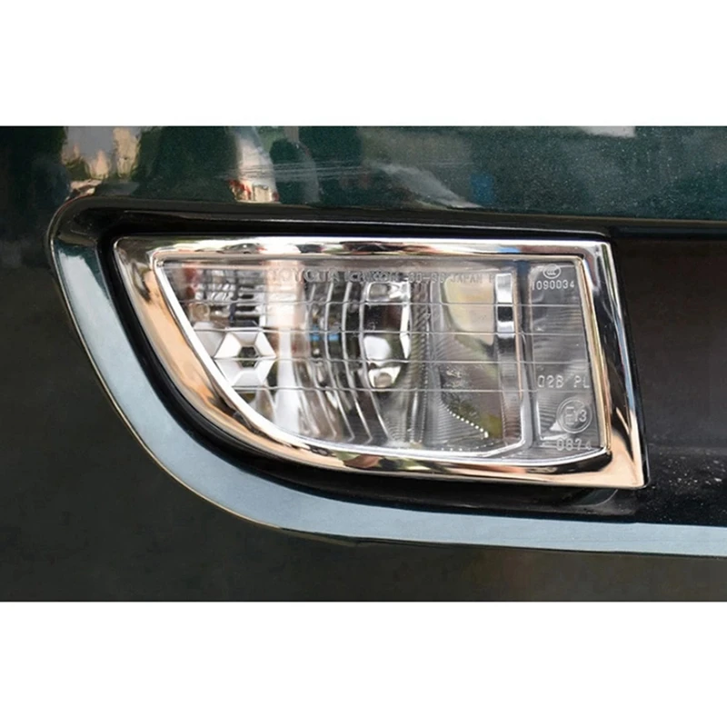 2PCS Chrome Front Fog Light Cover Front Fog Light Cover Automobile Parts Accessories For Toyota Barracuda Prado FJ120 2003-2009
2PCS Chrome Front Fog Light Cover Front Fog Light Cover Automobile Parts Accessories For Toyota Barracuda Prado FJ120 2003-2009