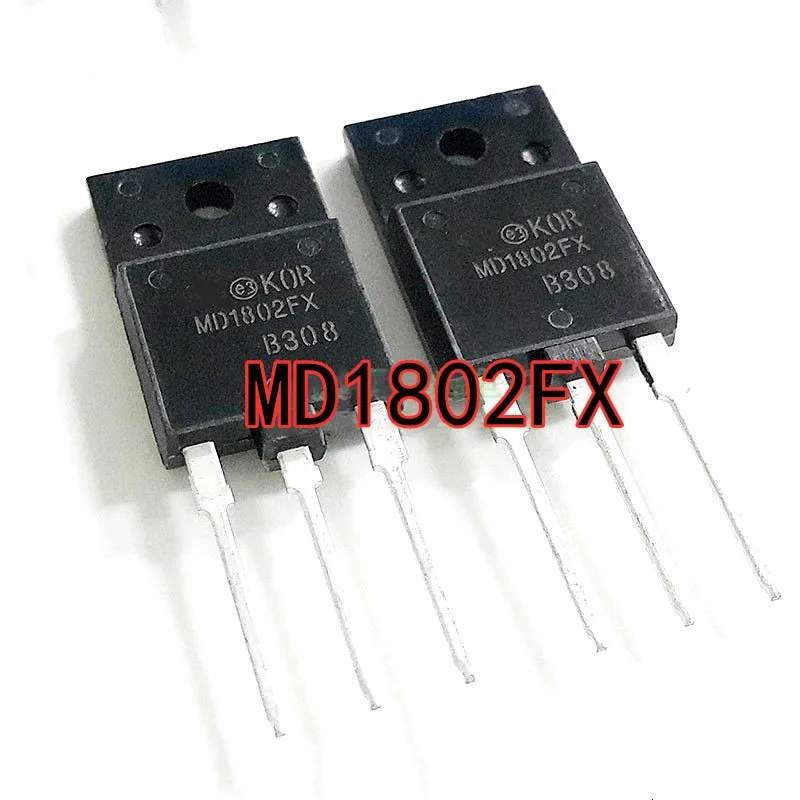 5 шт./лот MD1802FX MD1802 TO-3PF NPN транзистор, линейная трубка 1500 В 10 А, новая модель
5 шт./лот MD1802FX MD1802 TO-3PF NPN транзистор, линейная трубка 1500 В 10 А, новая модель