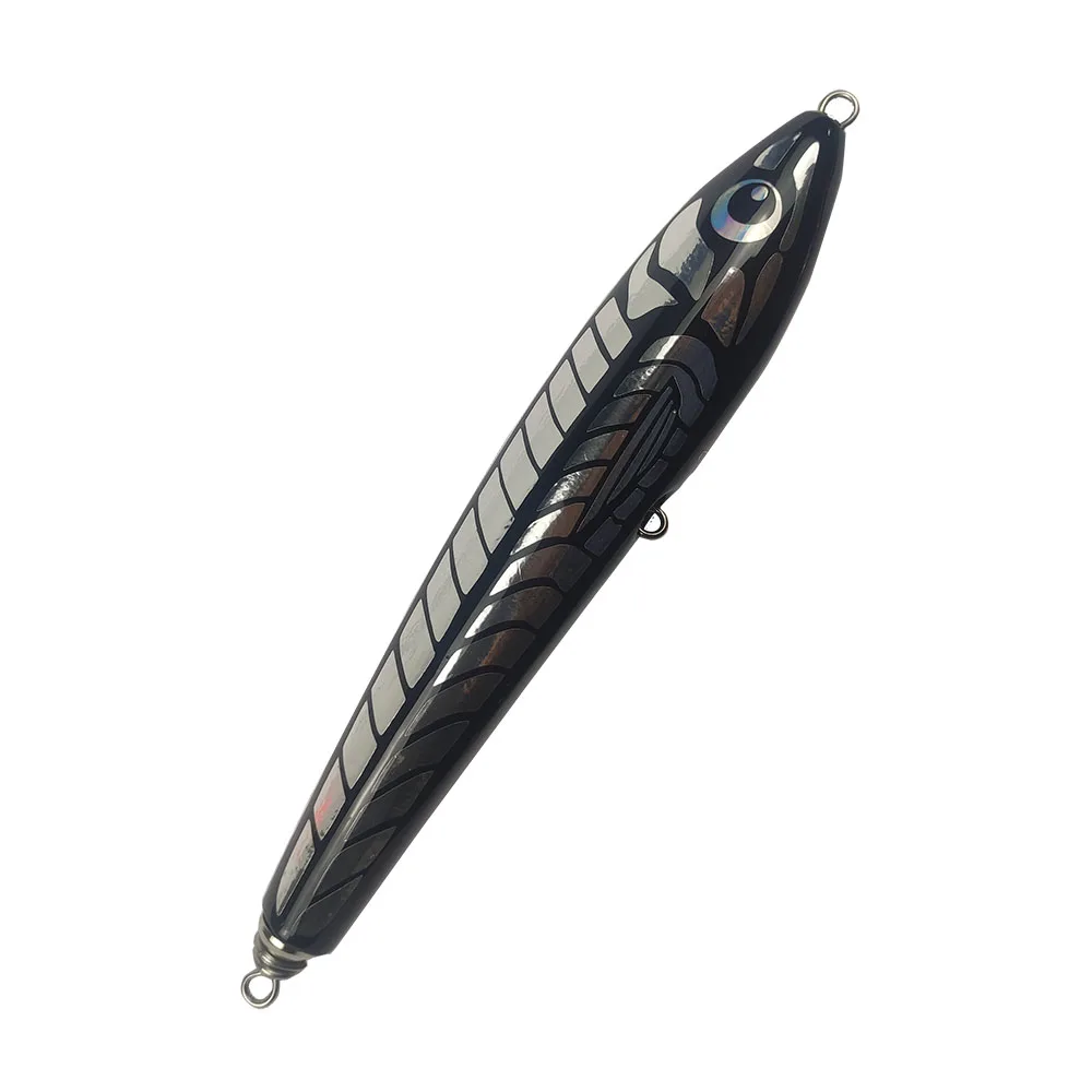 Blue fish Carpenter Wood Floating Popper Stickbait Fishing Lure for Medium And Heavy Popping for GT, Kingfish, BluefinTuna
Blue fish Carpenter Wood Floating Popper Stickbait Fishing Lure for Medium And Heavy Popping for GT, Kingfish, BluefinTuna