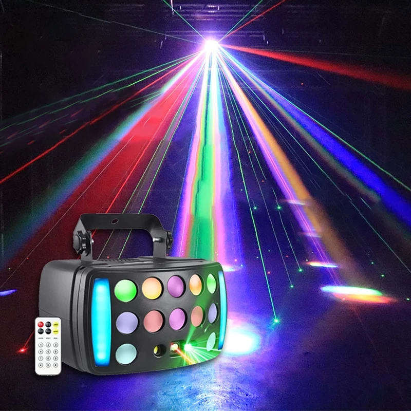 4 IN 1 Butterfly Light Laser Strobe Light Colorful Laser Light Beam Effect Light for Party Stage Bar KTV Wedding Club Dance Lamp
4 IN 1 Butterfly Light Laser Strobe Light Colorful Laser Light Beam Effect Light for Party Stage Bar KTV Wedding Club Dance Lamp