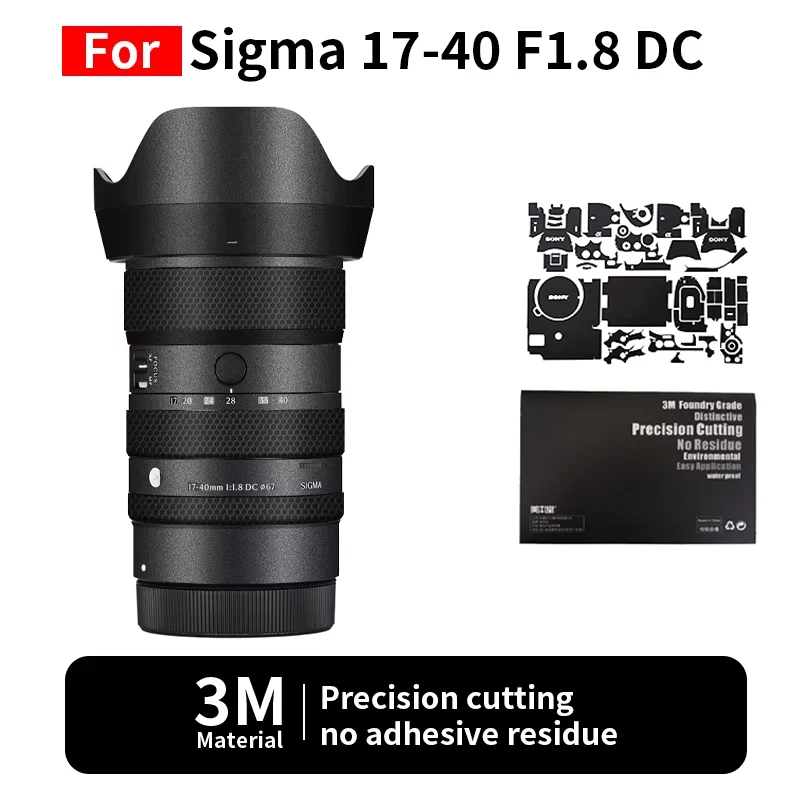 Mebont For Sigma 1740 Skin Sigma 17-40mm F1.8 DC Camera Sticker Protective film full coverage protection no residue
Mebont For Sigma 1740 Skin Sigma 17-40mm F1.8 DC Camera Sticker Protective film full coverage protection no residue
