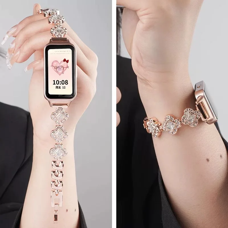 Metal Strap For Huawei band 9 Stainless steel Bracelet Sport Watchband For HUAWEI band 8 Woman Strap Fashion wristband
Metal Strap For Huawei band 9 Stainless steel Bracelet Sport Watchband For HUAWEI band 8 Woman Strap Fashion wristband
