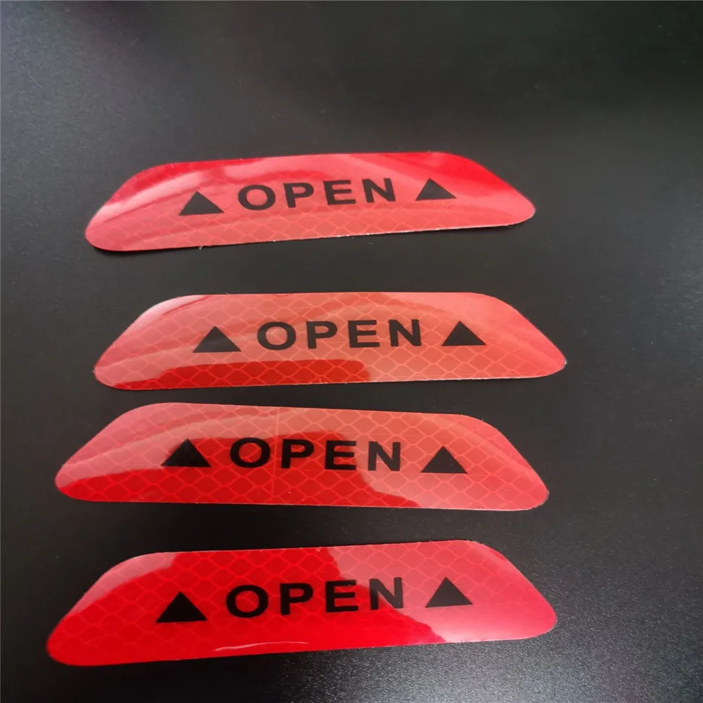 OPEN Reflective Tape Auto Exterior Sticker 4Pcs/set for Peugeot 206 207 208 301 307 308 407 408 508 607 2008 3008 4008 5008
OPEN Reflective Tape Auto Exterior Sticker 4Pcs/set for Peugeot 206 207 208 301 307 308 407 408 508 607 2008 3008 4008 5008