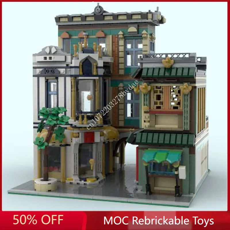2186PCS MOC Modular2in1 Main Street street view Model Building Blocks Technology Bricks Creative Assembly Toy Holiday Gift
2186PCS MOC Modular2in1 Main Street street view Model Building Blocks Technology Bricks Creative Assembly Toy Holiday Gift