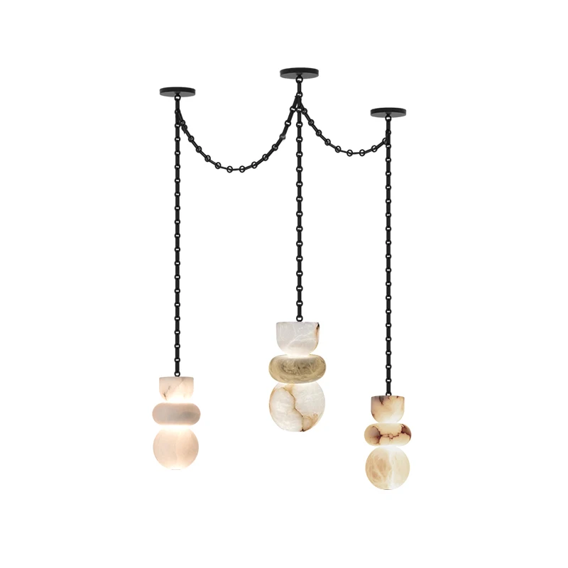 Dimmable LED Home Deco Natural Marble DIY Chain Pendant Light Alabaster Hanging Lamp Suspension Luminaire Lampen For Living Room
Dimmable LED Home Deco Natural Marble DIY Chain Pendant Light Alabaster Hanging Lamp Suspension Luminaire Lampen For Living Room
