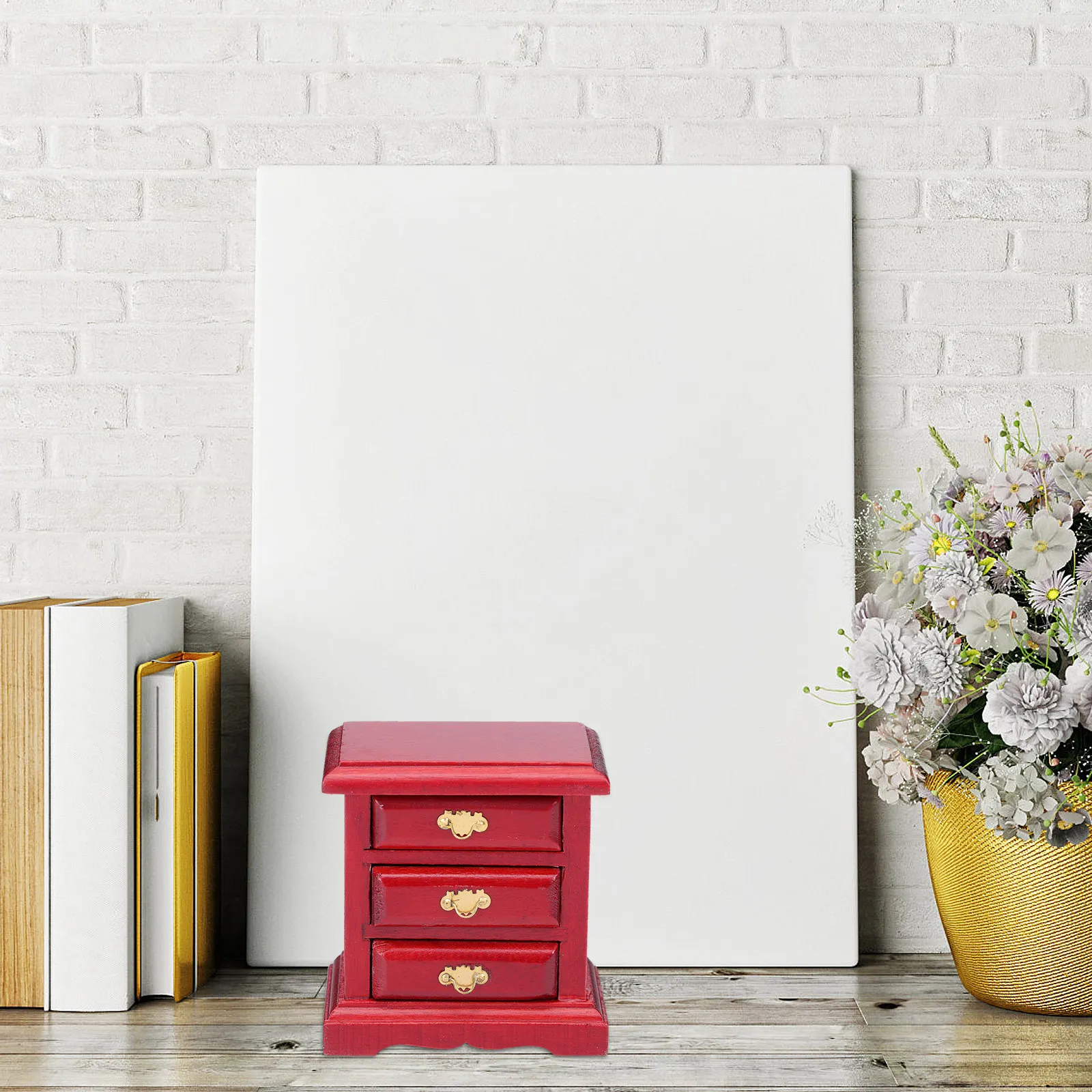 Mini Wooden Drawer Cabinet Adornment for Mini House Decor Fine Craftsmanship Realistic Detail Compact Size Smooth Finish
Mini Wooden Drawer Cabinet Adornment for Mini House Decor Fine Craftsmanship Realistic Detail Compact Size Smooth Finish