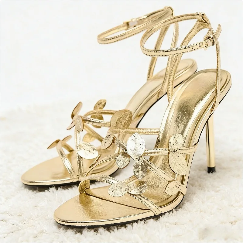 Women's Shoes Brand Designer High Heels Women Fashion Gold Ankle Strap Sandals Female Open Toe Elegant Party Dress Shoes Zapatos
Women's Shoes Brand Designer High Heels Women Fashion Gold Ankle Strap Sandals Female Open Toe Elegant Party Dress Shoes Zapatos