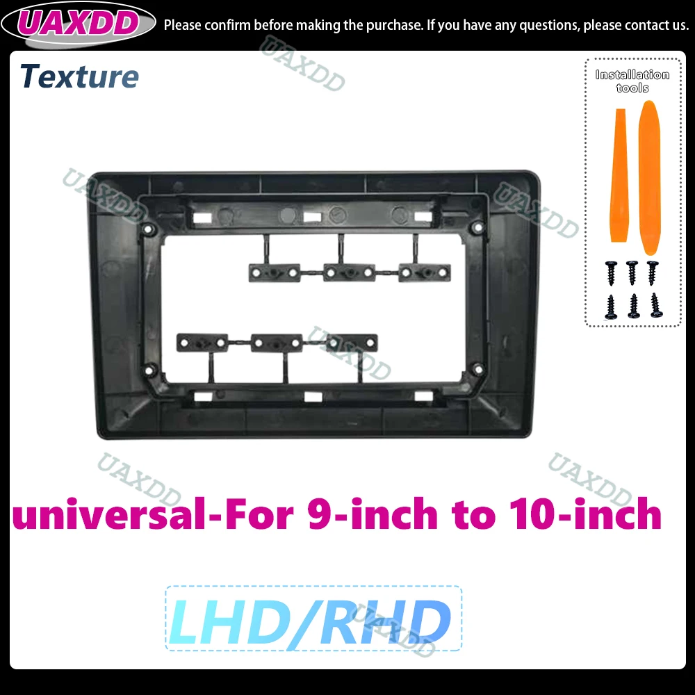 Универсальный переключатель рамки для 9-дюймового до 10-дюймового Android UAXDD 2 Din, автомобильная панель, центральная панель, комплект адаптера для текстуры приборной панели
Универсальный переключатель рамки для 9-дюймового до 10-дюймового Android UAXDD 2 Din, автомобильная панель, центральная панель, комплект адаптера для текстуры приборной панели