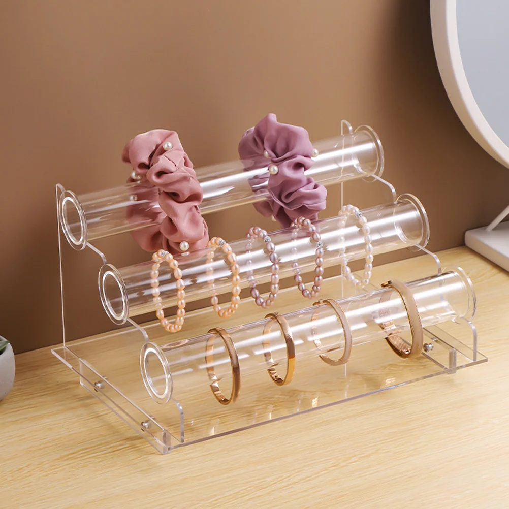 Bracelet Hair Tie Display Stand Watch Jewelry Hang Bangle Holder 3 Tier Rack Organizer Desktop Travel
Bracelet Hair Tie Display Stand Watch Jewelry Hang Bangle Holder 3 Tier Rack Organizer Desktop Travel