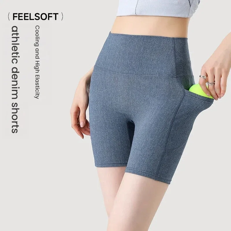 Summer High Waist Denim Yoga Shorts for Women Tummy Control Push Up Butt Lift Gym Training Running Casual Fitness Shorts
Summer High Waist Denim Yoga Shorts for Women Tummy Control Push Up Butt Lift Gym Training Running Casual Fitness Shorts