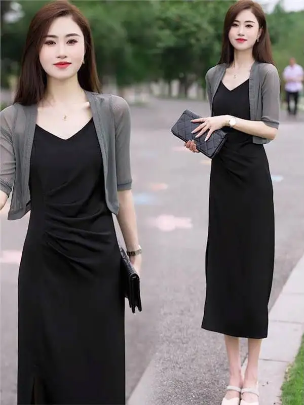Summer Short Ice Silk Mesh Shoulder Shawl Outerwear with Strap Vest Top Korean Style Commute Simple Matching Sun Protection
Summer Short Ice Silk Mesh Shoulder Shawl Outerwear with Strap Vest Top Korean Style Commute Simple Matching Sun Protection