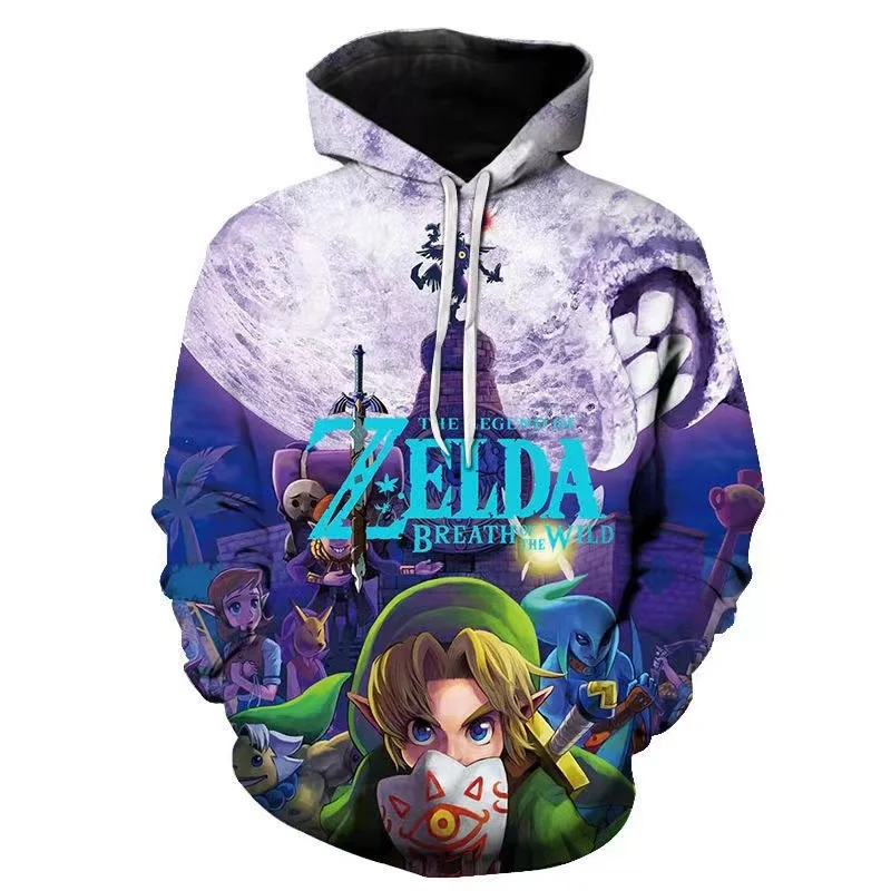The Legend of Zelda, Breath of the Wild, Link's Heroes Server Series, Game Hooded Sweatshirt, Anime Printed Clothes for Boys
The Legend of Zelda, Breath of the Wild, Link's Heroes Server Series, Game Hooded Sweatshirt, Anime Printed Clothes for Boys