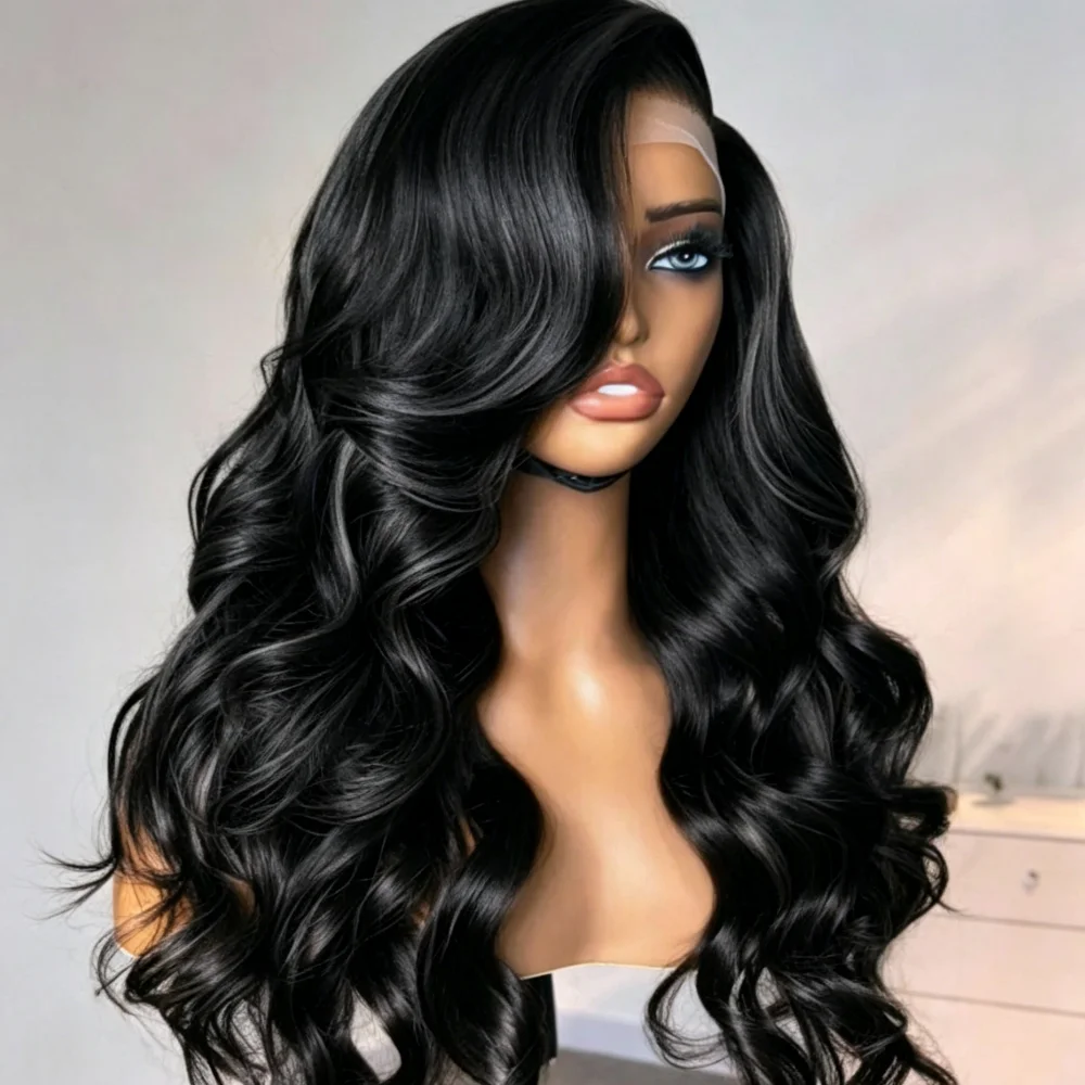 40 Inch Body Wave Human Hair Wig 250 Density Glueless 13x4 13x6 HD Lace Front Pre Plucked Natural Black
40 Inch Body Wave Human Hair Wig 250 Density Glueless 13x4 13x6 HD Lace Front Pre Plucked Natural Black