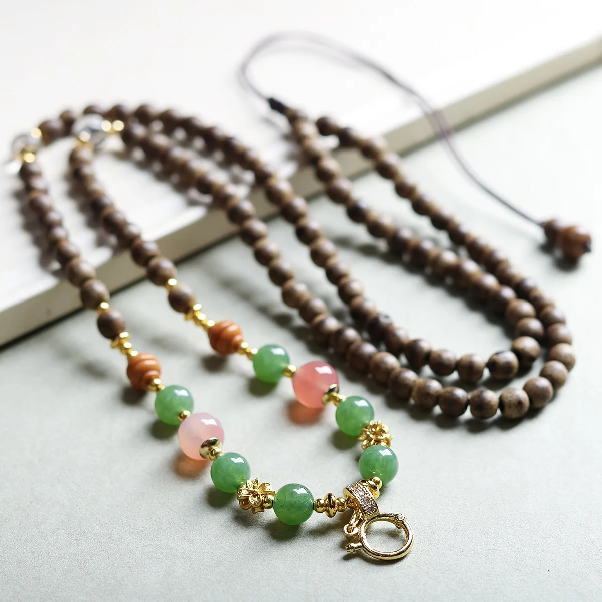 New Chinese Style Butter Line Agarwood Hand Woven Universal Necklace Cord Jasper Red Agate Pendant Cord Gifts
New Chinese Style Butter Line Agarwood Hand Woven Universal Necklace Cord Jasper Red Agate Pendant Cord Gifts