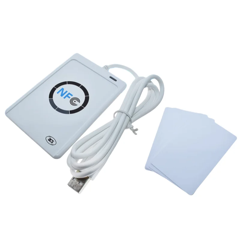 NFC upgraded ACR122U-A9 card reader and writer, UID copying IC ID card machine, suitable for access control, elevators, etc.
NFC upgraded ACR122U-A9 card reader and writer, UID copying IC ID card machine, suitable for access control, elevators, etc.
