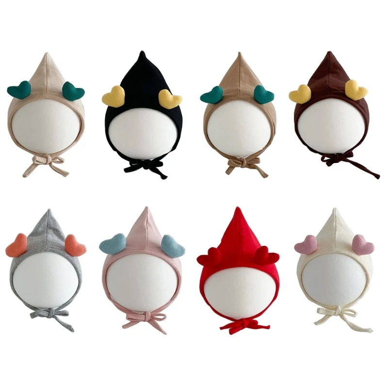 L5YF Fashionable Kids Hat Pointy Top Bonnet Fashionable Infants Pullover Hats Love Heart Decors Photography Hats
L5YF Fashionable Kids Hat Pointy Top Bonnet Fashionable Infants Pullover Hats Love Heart Decors Photography Hats