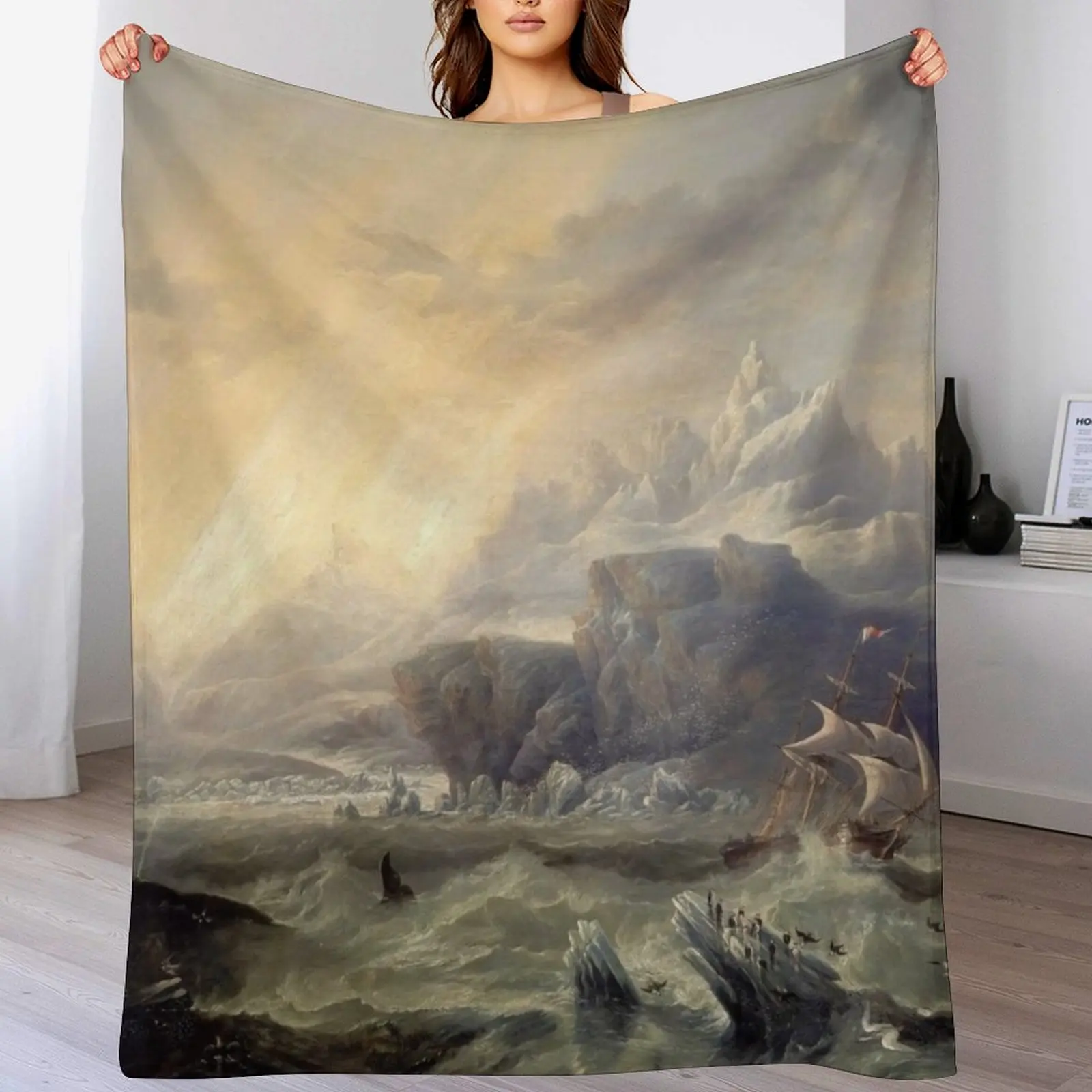 HMS Erebus and Terror in the Antartic - John Wilson Carmichael Throw Blanket Fashion Sofas for winter Blankets
HMS Erebus and Terror in the Antartic - John Wilson Carmichael Throw Blanket Fashion Sofas for winter Blankets