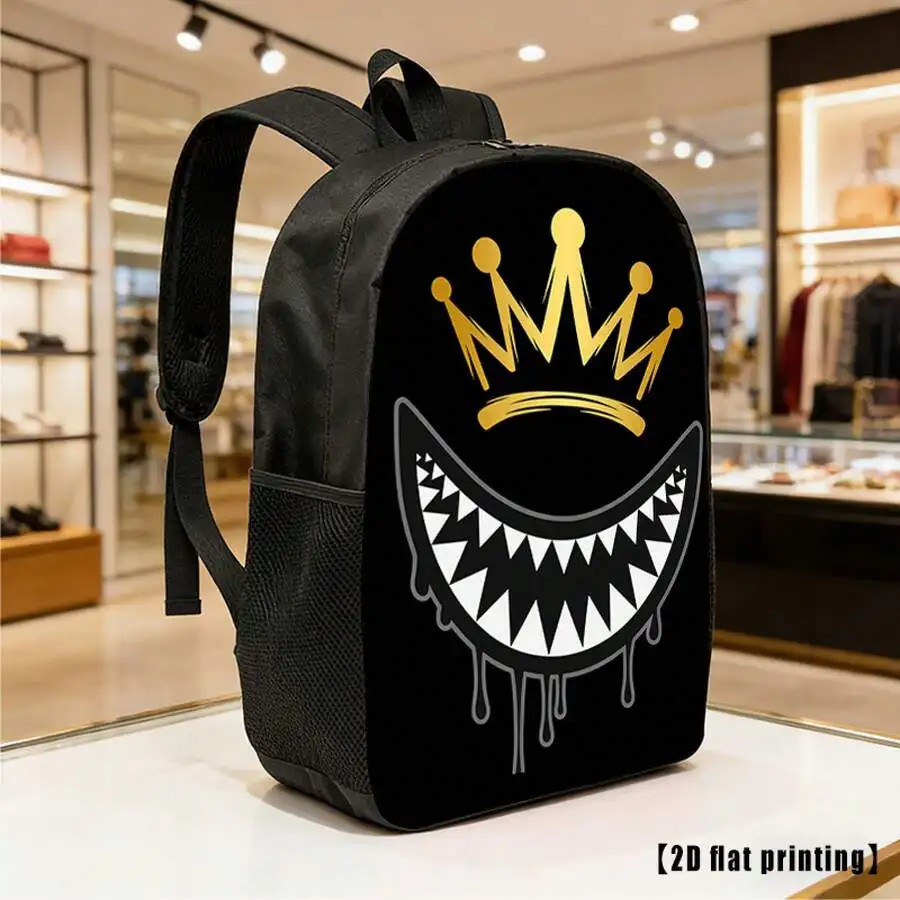 Crown Tooth Graphic Unisex Backpack Lightweight Large Capacity With Adjustable Straps Side Pockets For Casual Commuting Laptop
Crown Tooth Graphic Unisex Backpack Lightweight Large Capacity With Adjustable Straps Side Pockets For Casual Commuting Laptop