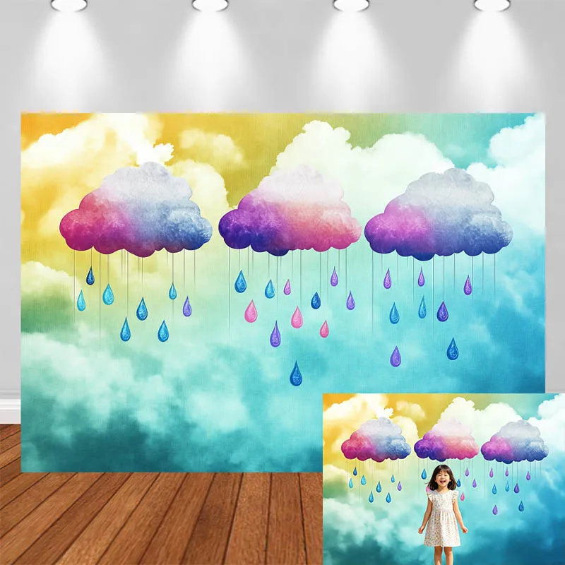 LS Photography Background Rainbow Cloud Rain Decor Cake Smash Baby Shower Cake Smash Kids Portrait Photo Backdrop Studio
LS Photography Background Rainbow Cloud Rain Decor Cake Smash Baby Shower Cake Smash Kids Portrait Photo Backdrop Studio