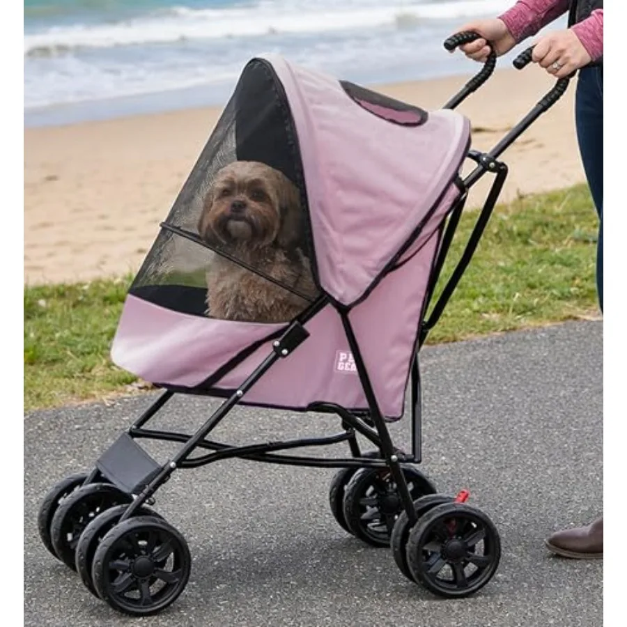 Pet Gear Travel Lite Plus Stroller, Compact, Easy Fold, No Assembly Required, Large Wheels for Cats and Dogs up to 15 pounds
Pet Gear Travel Lite Plus Stroller, Compact, Easy Fold, No Assembly Required, Large Wheels for Cats and Dogs up to 15 pounds