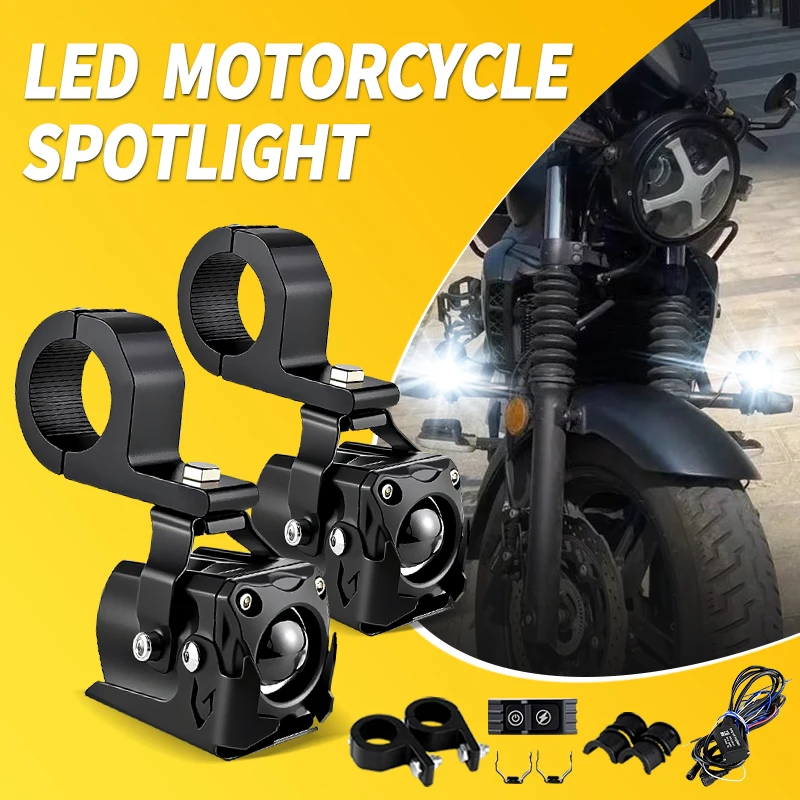 1Set Hi/Low Beam Fog Lamp Motorcycle Headlights For Honda CB600F HORNET 2008-2013 Auxiliary Dual Color Universal Driving Light
1Set Hi/Low Beam Fog Lamp Motorcycle Headlights For Honda CB600F HORNET 2008-2013 Auxiliary Dual Color Universal Driving Light