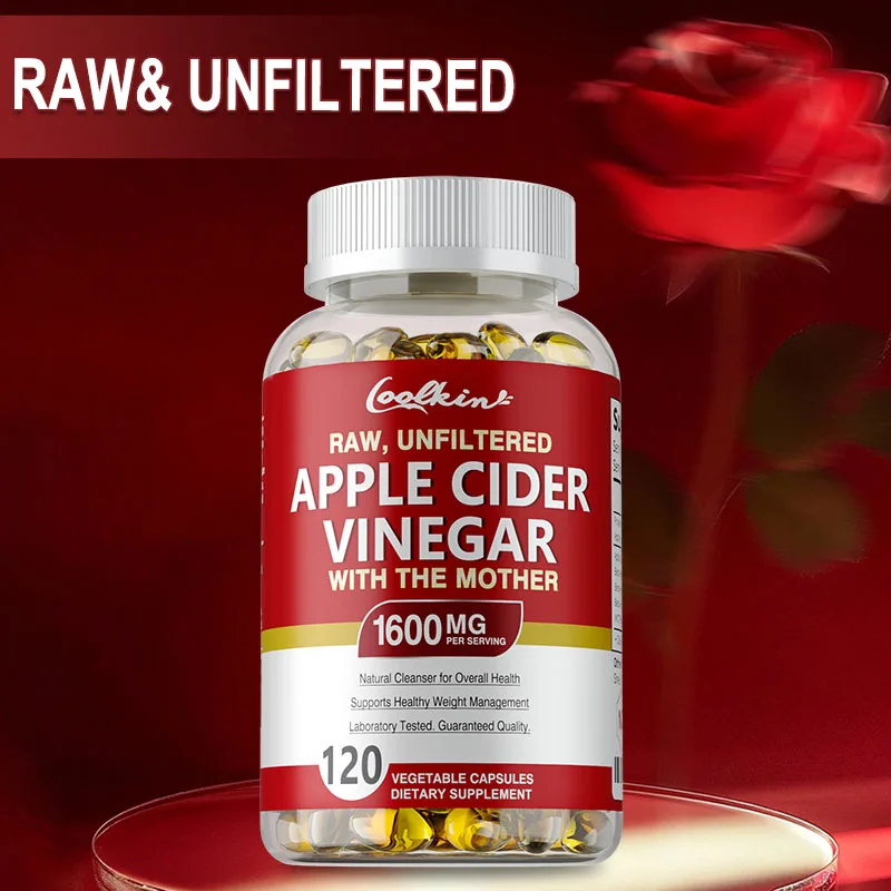 Apple Cider Vinegar Capsules - Supplement B Vitamins, Weight Management, Detox, Relieve Bloating and Constipation, Fat Burner
Apple Cider Vinegar Capsules - Supplement B Vitamins, Weight Management, Detox, Relieve Bloating and Constipation, Fat Burner