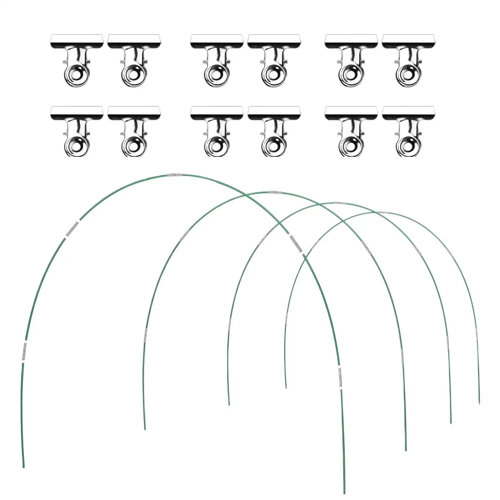 Greenhouse Hoop Adjustable Greenhouse Frame Curved Frame Flexible Stakes Protection Support For Bird Hail Vegetable Strawberry
Greenhouse Hoop Adjustable Greenhouse Frame Curved Frame Flexible Stakes Protection Support For Bird Hail Vegetable Strawberry