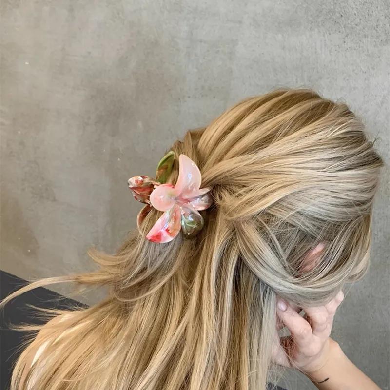 TransparentAcetateHairClip BlackDotPatternedAccessory FloralDesignHairGrip PinkAndGreenFlowerHairware Large SizedHair
TransparentAcetateHairClip BlackDotPatternedAccessory FloralDesignHairGrip PinkAndGreenFlowerHairware Large SizedHair