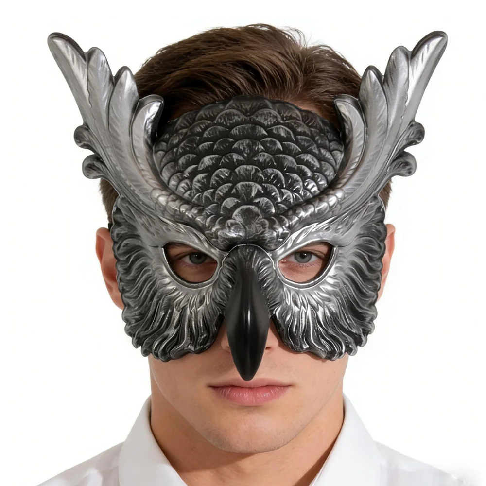Animal Owl Half Face Mask Cosplay Bird Beak Eagle Masks Masquerade Carnival Dress Up Purim Halloween Party Costume Props
Animal Owl Half Face Mask Cosplay Bird Beak Eagle Masks Masquerade Carnival Dress Up Purim Halloween Party Costume Props